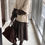 Thumbnail: Gracetina Hoo Korean Style Pleated Tie Drape A Line Skirt (BQA234)