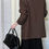 Thumbnail: Luxi Korean casual long sleeve blazer
