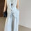 Thumbnail: Jiangzuo Sleeveless Vest + Wide-leg Pants Two-piece Sets (8603)