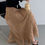 Thumbnail: Namo French Retro Style Elastic Waist Versatile A-line Skirt (J6021)