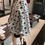 Thumbnail: Gracetina hoo French style cotton embroidered ribbon v neck shirt (CSA809)