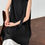 Thumbnail: Luxi French style side ribbon Sleeveless Tank Dress (5119)