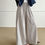 Thumbnail: Tangerine Striped Loose Wide Leg Pants (8977)
