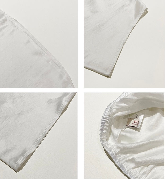 Thumbnail: Gracetina Hoo French Style Asymmetrical Soft Sleeveless Shirt (CSA2133)