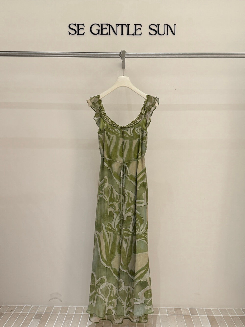 Thumbnail: SE GENTLE SUN Romantic Vacation Lace Ruffle Dress (88671)