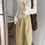 Thumbnail: Gracetina hoo French style cotton relaxed simple nine-point casual pants (KA720)