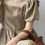 Thumbnail: Yanshuang New Chinese Style Side Button Puff Sleeve Dress