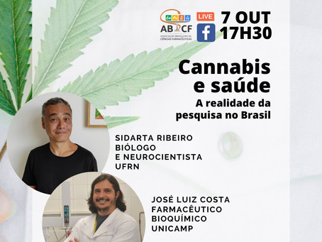LIVE: Cannabis e saúde - 07OUT21 - 17h30 HS