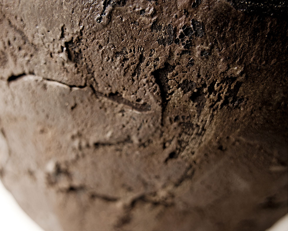 Thumbnail: Chocolate  Oval Moon Vase