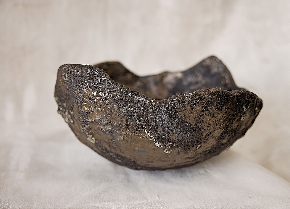 Thumbnail: Organic Textured Bronze Bowl
