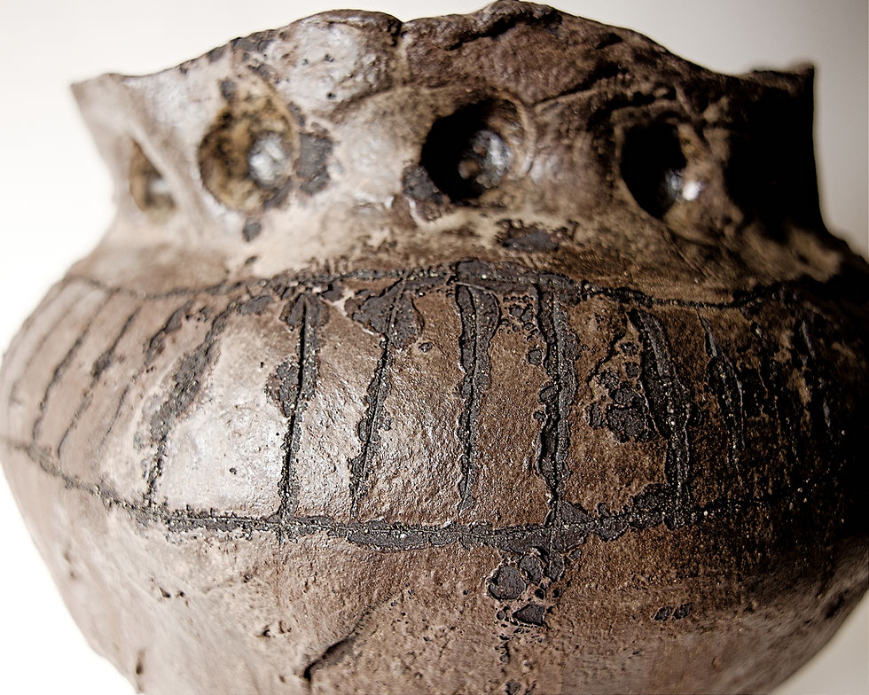 Thumbnail: Chocolate  Oval Moon Vase
