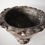 Thumbnail: Dark Organic textured Pedestal Bowl