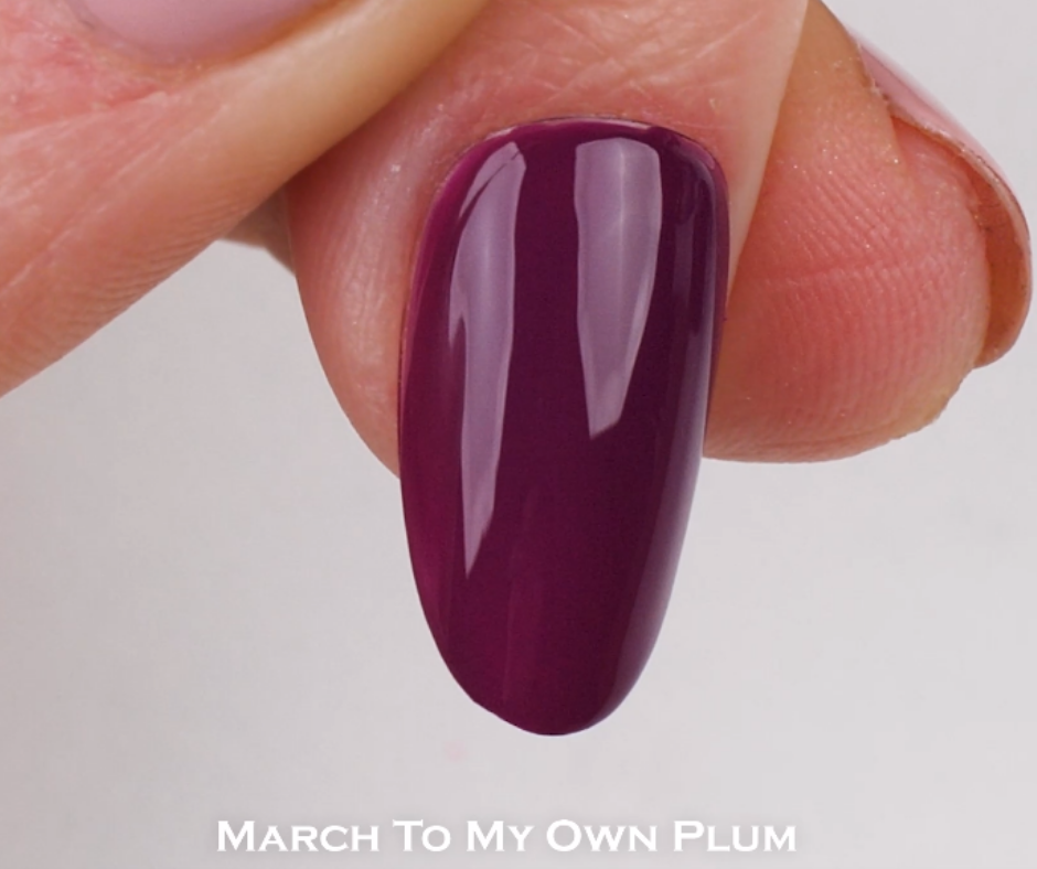 Miniaturebillede: Entity Clean - Breathable Nail Lacquer MARCH ON MY OWN PLUM ( 15 ml ).