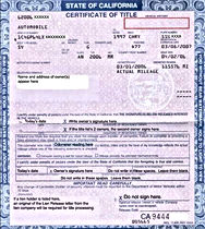 Californi Title (Junk Slips)