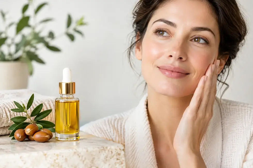 Natural Anti Aging Facial Oil for Dry Skin