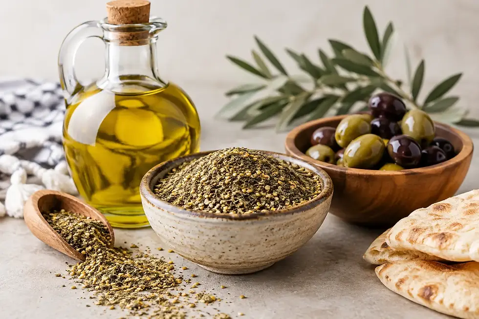 Za’atar, Olive Oil, and the Palestinian Pantry
