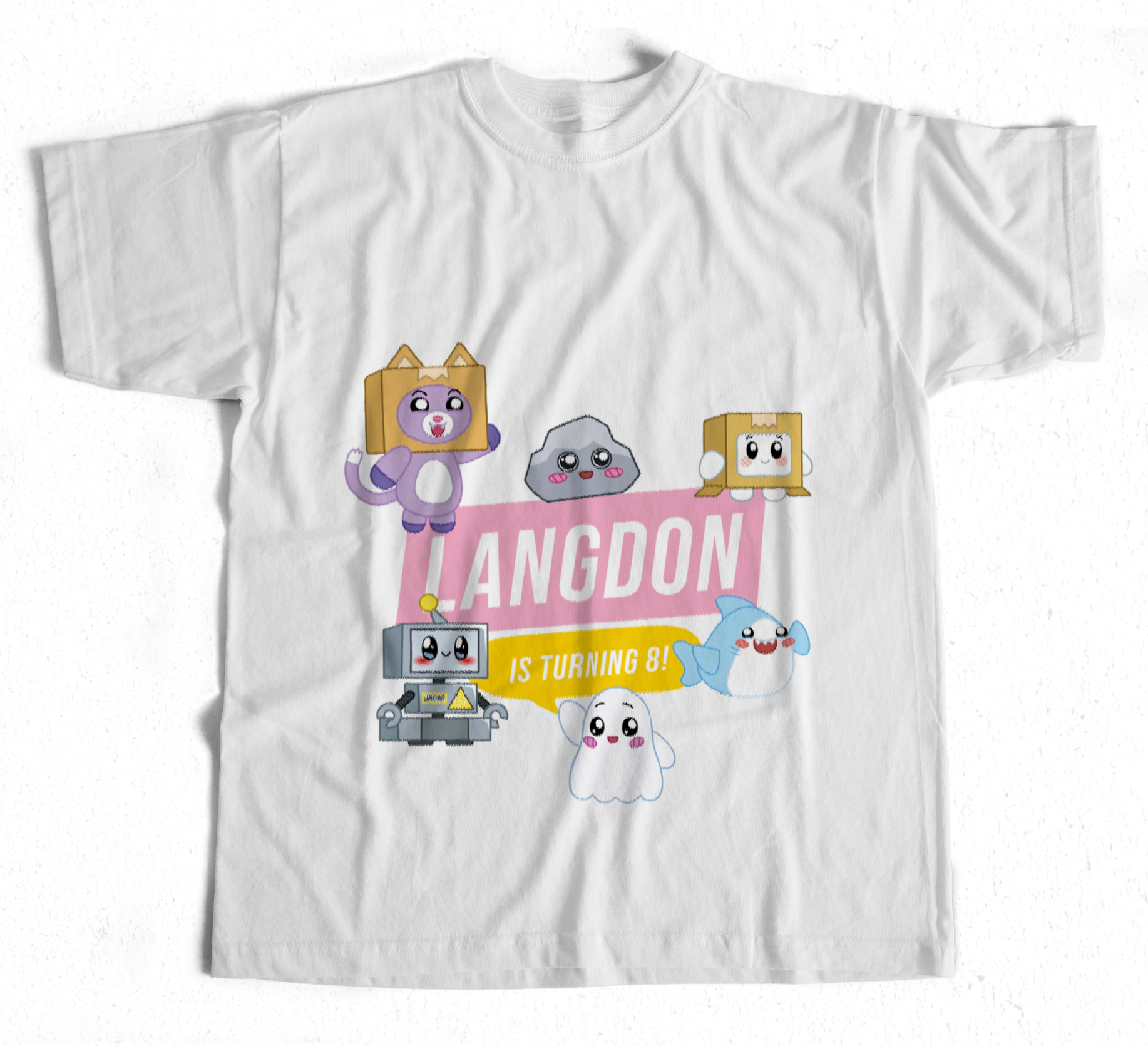 LankyBox T-shirt design