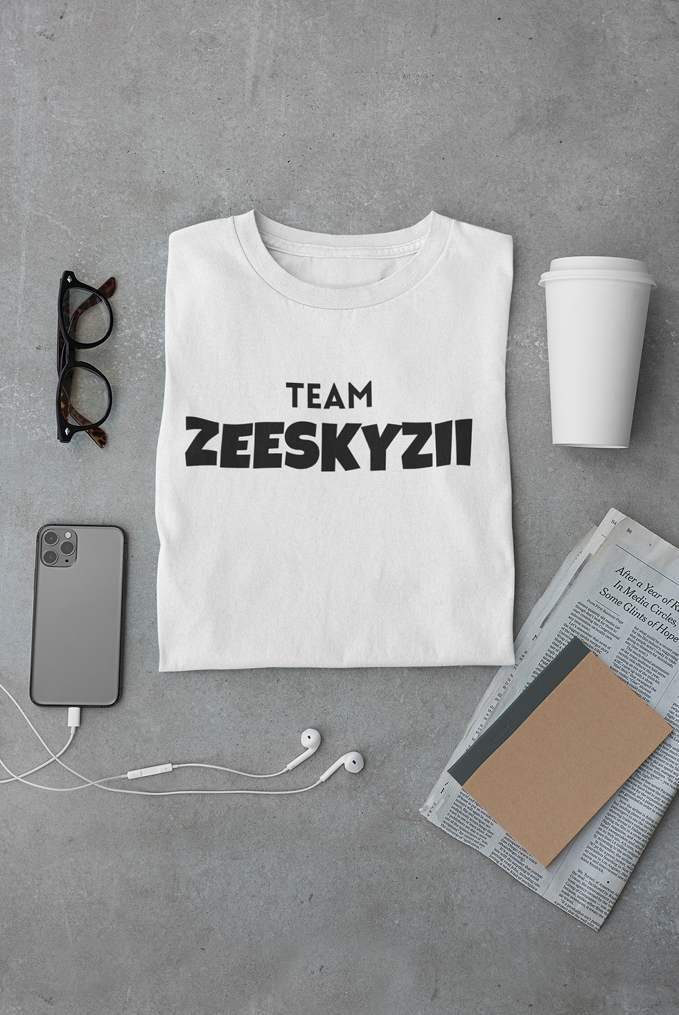 Thumbnail: Team Zeeskyzii T-Shirt  (White)