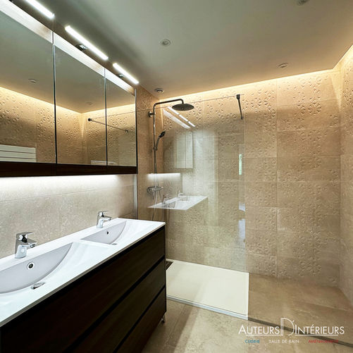 Aménagement salle de bain par Auteurs D'Intérieurs, Plaisir