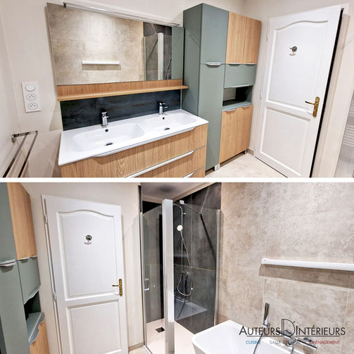 Aménagement salle de bain par Auteurs D'Intérieurs, Plaisir