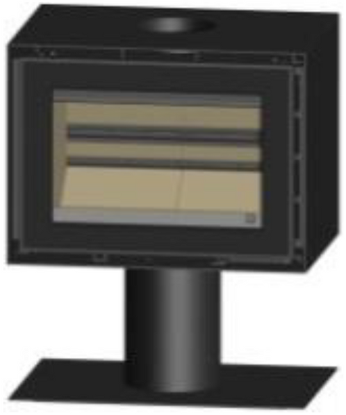 SALAMANDRA A LENHA VISTA 70 P ADF