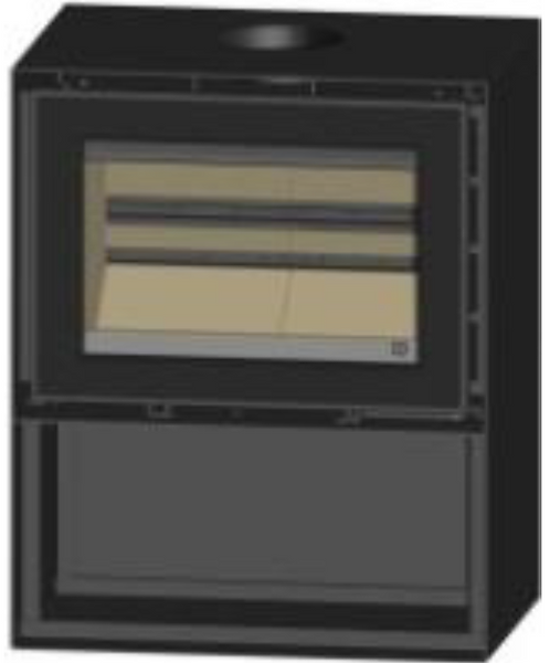 SALAMANDRA A LENHA VISTA 70 L ADF