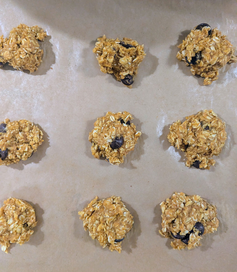 4-Ingredient Pumpkin Oatmeal Cookies