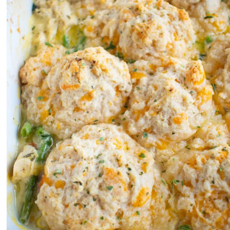 Biscuit Chicken Cobbler