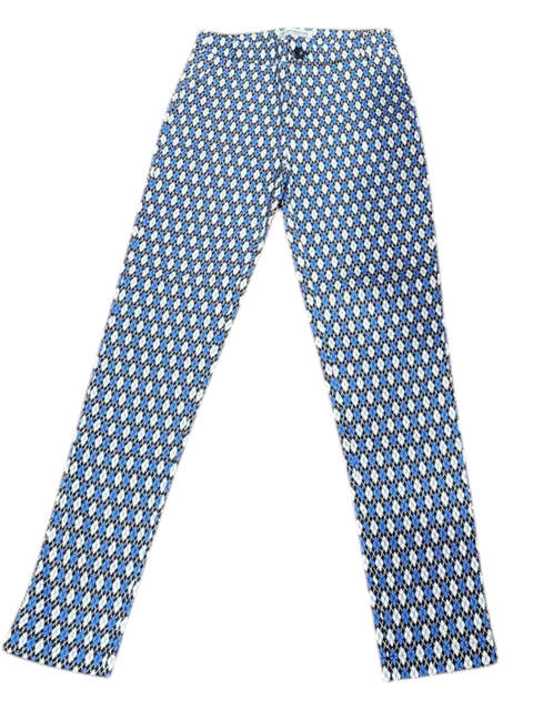 print broek blauw wit utrecht wgdesigns bijzondere kleding mooie kleding kleurrijke printen