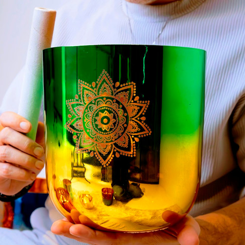 Ervaar een Sound Journey met kristallen klankschalen, Alchemy Crystal Bowls