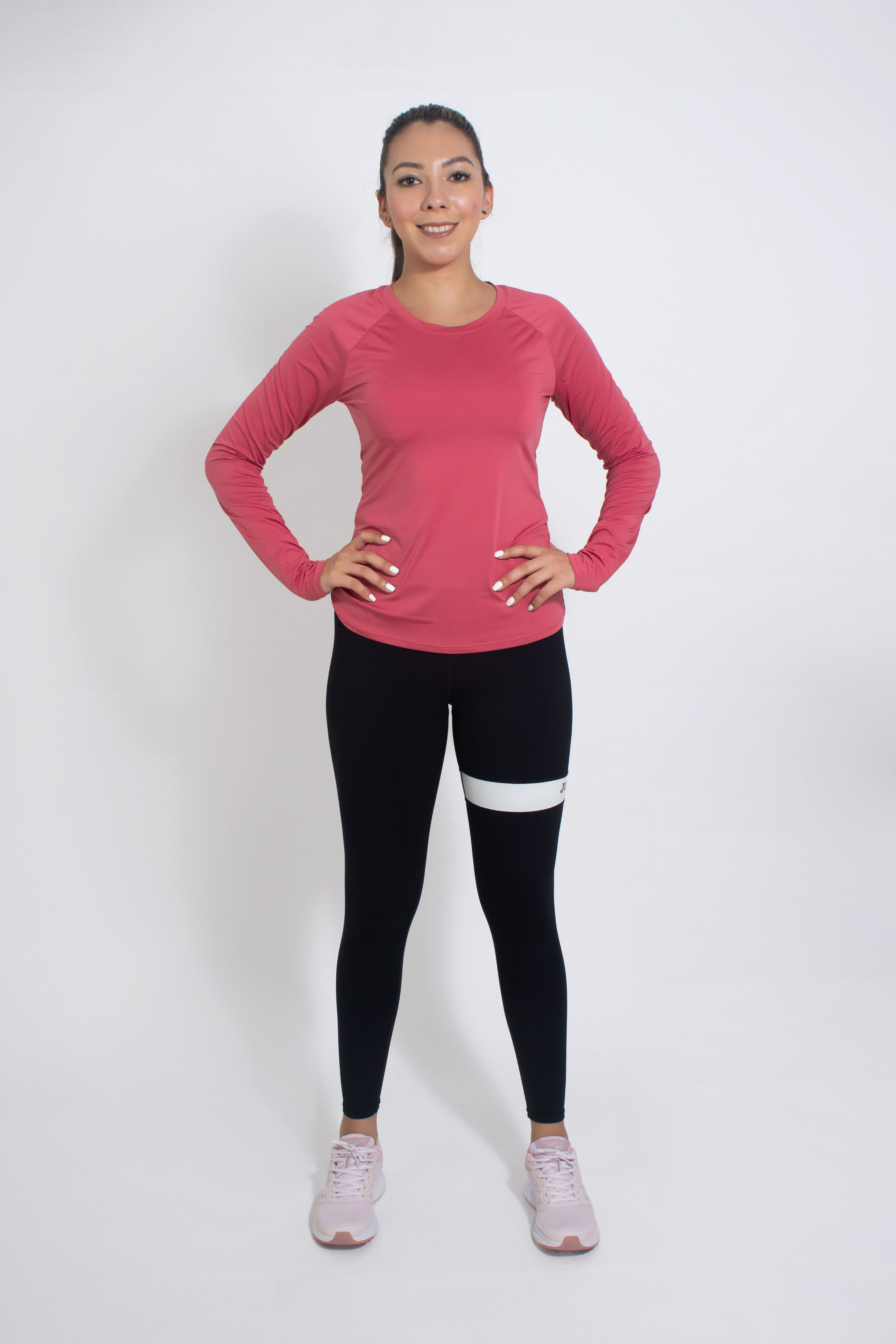 Camiseta manga larga Joma Daphne Rosa