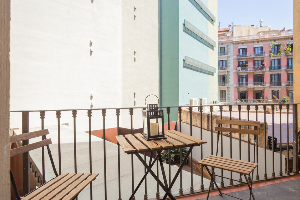 Habitación doble en Barcelona en apartamento Coliving.