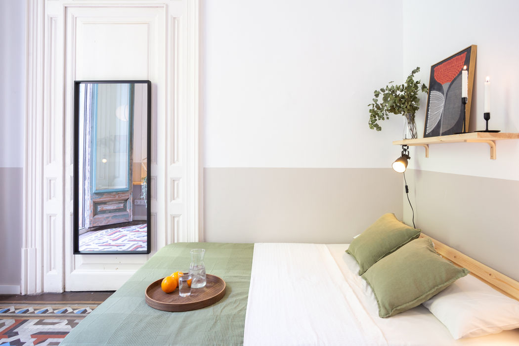 Apartamento de coliving en Barcelona con alquiler de habitaciones modernas y servicios incluidos en Eixample, Barcelona.
