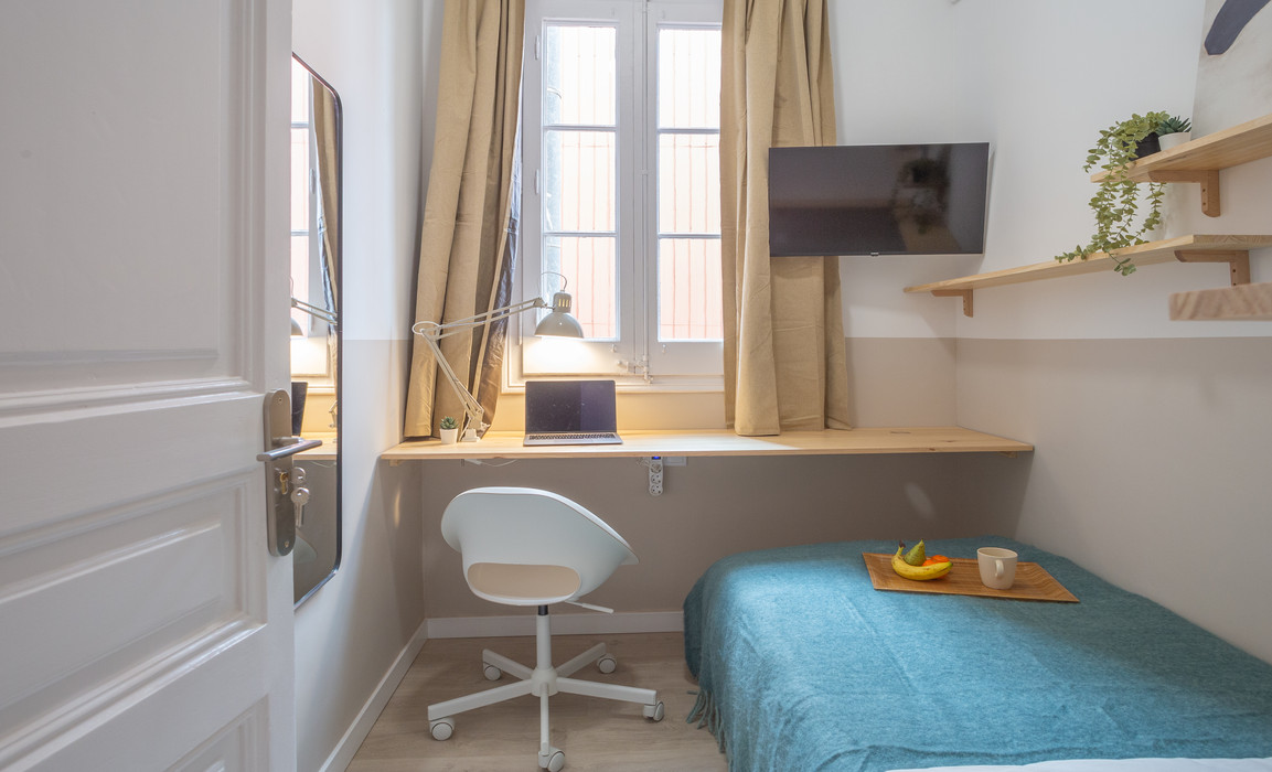 Habitación en alquiler en apartamento compartido o coliving en Barcelona