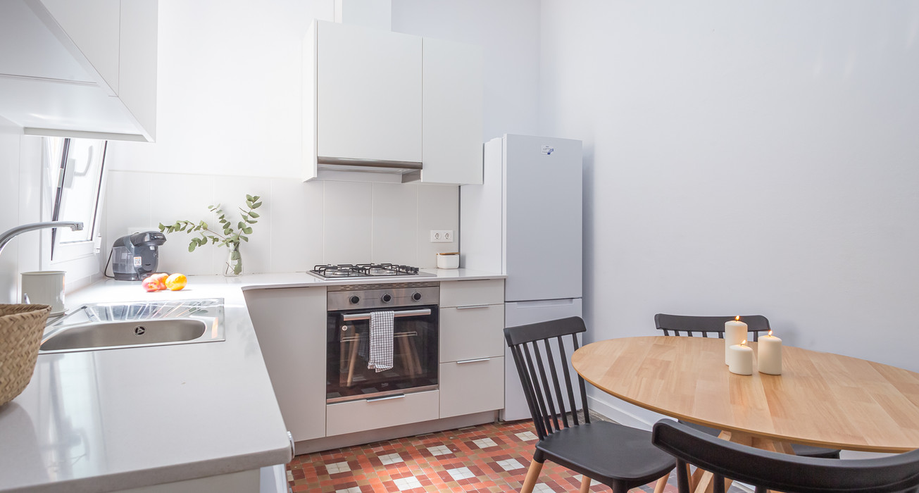 Habitación en apartamento coliving en Sant Andreu, Barcelona, con alquiler por habitaciones y servicios incluidos – Haaus Coliving