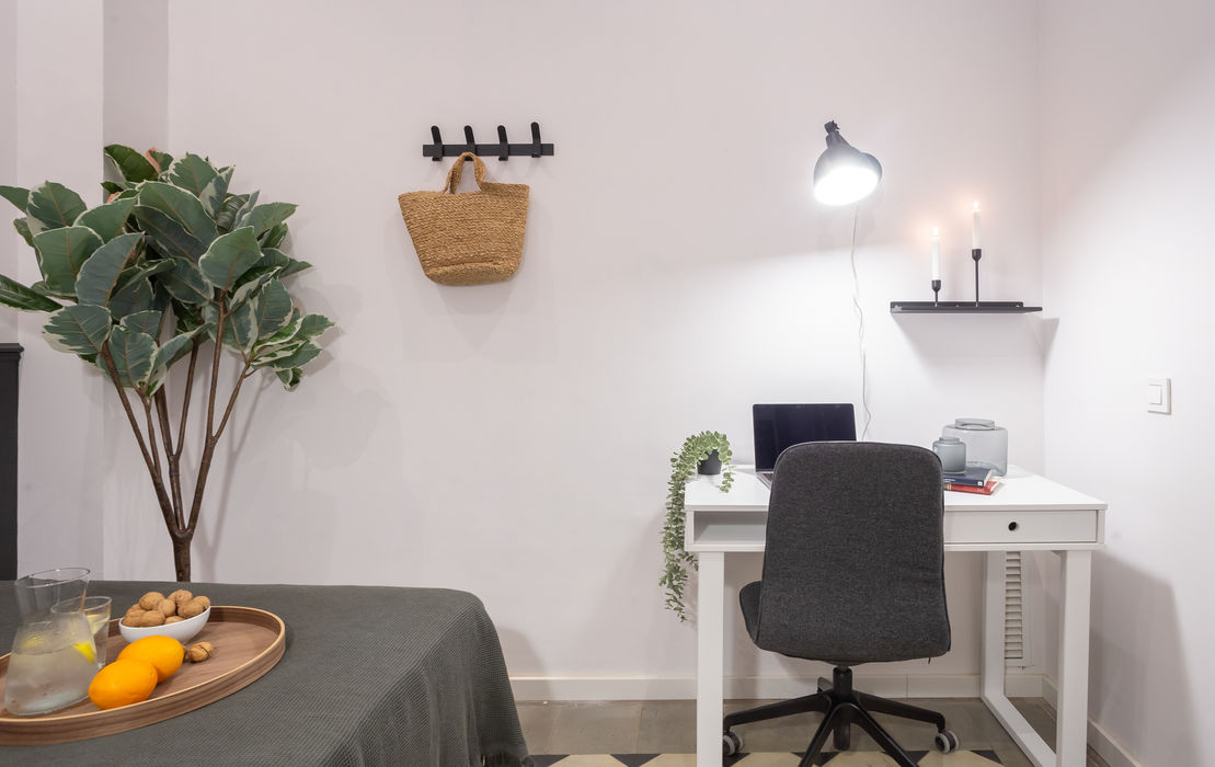 Habitación doble interior en Haaus Coliving, alquiler de habitaciones en Barcelona – Gràcia.
