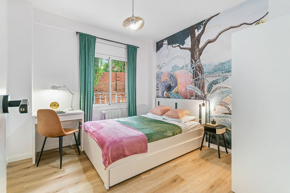 Luminosa y amplia habitación doble