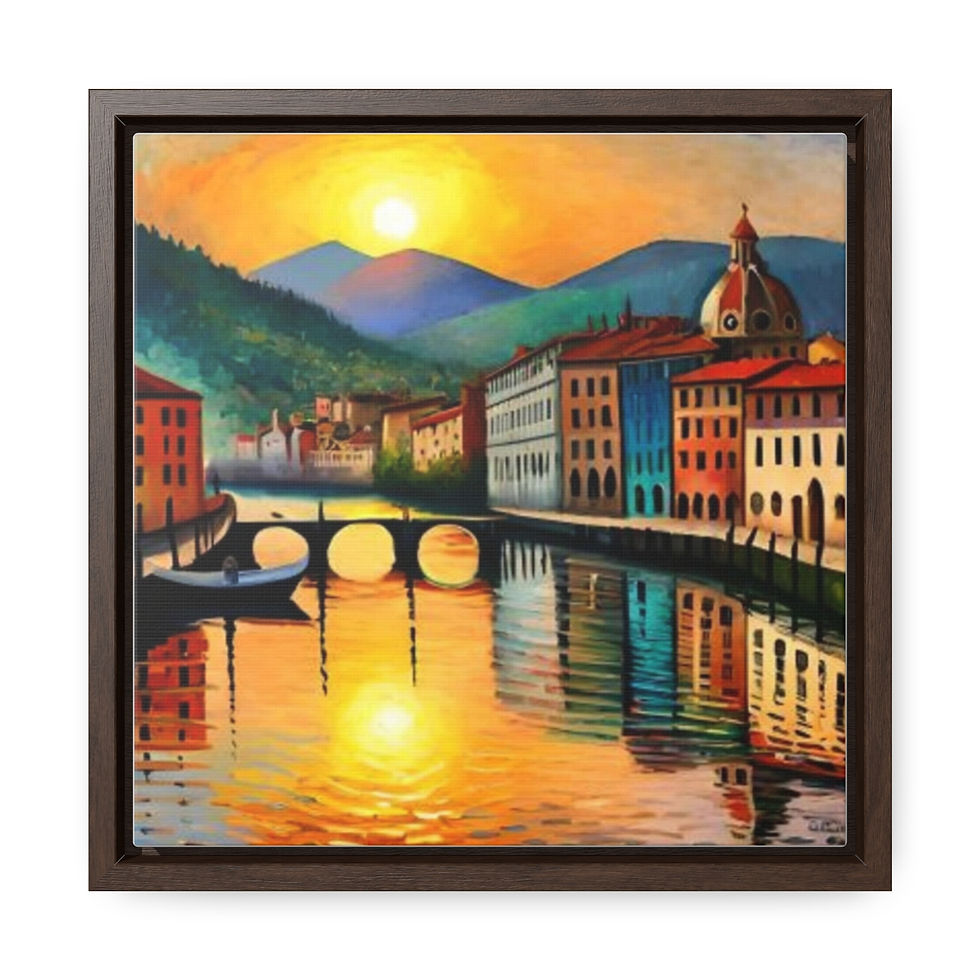 Miniatura: Gallery Canvas Wraps, Square Frame