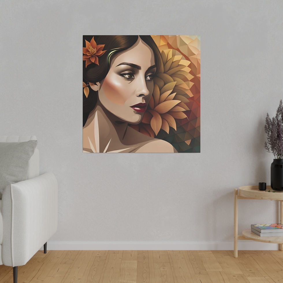 Miniatura: Matte Canvas, Stretched, 0.75"