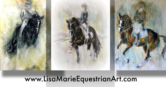 Lisa Marie Bishop Equestrian Art - Seasons 1, 2, 3