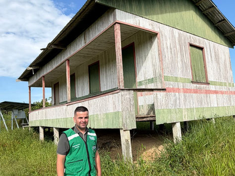 Prefeito Rodrigo Damasceno anuncia nova escola no Rio Muru durante ação itinerante de saúde