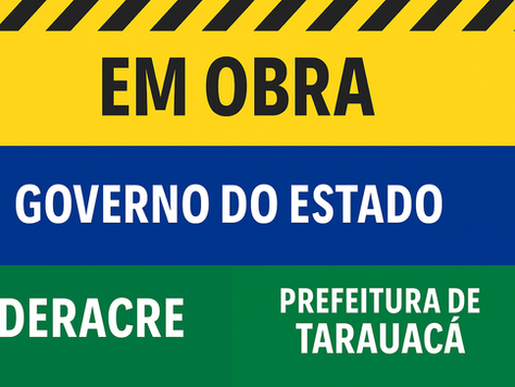 Início das Obras de Pavimentação da Terceira Entrada de Tarauacá Exige Cuidados e Apoio da População