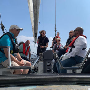 Bedrijfsuitje zeilen