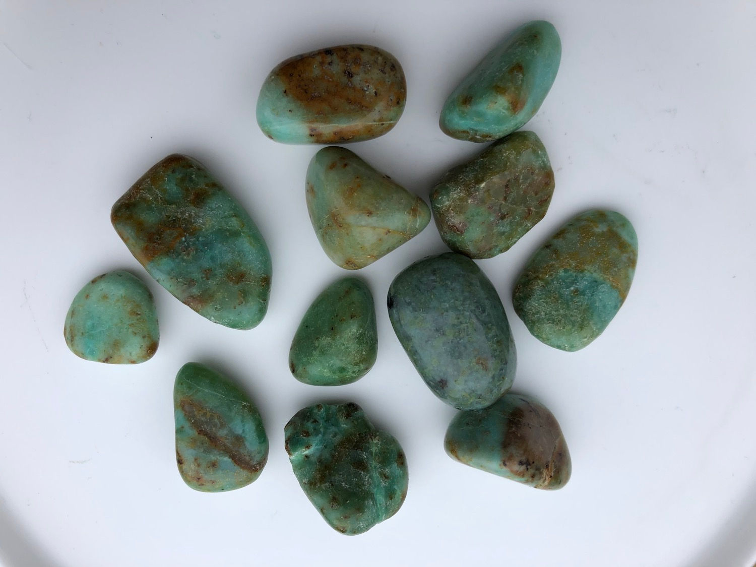 Green Opal Tumblestones