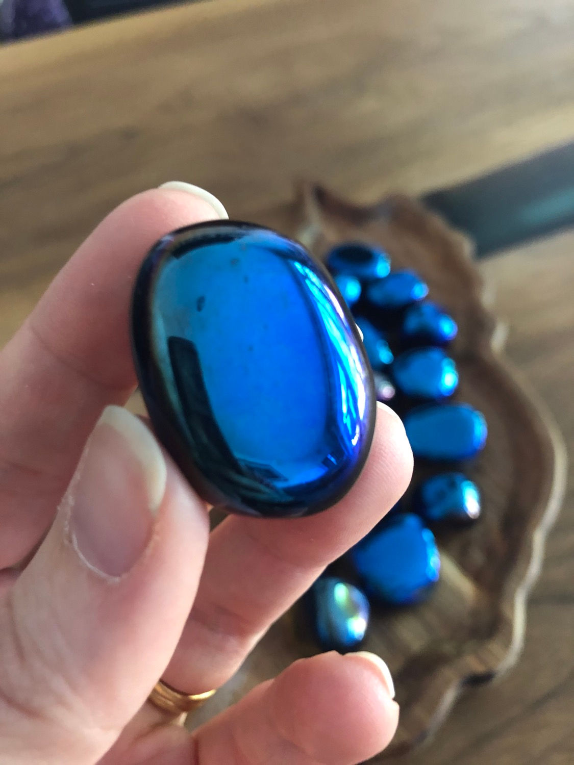 Cobalt Aura Tumblestone