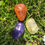 Thumbnail: Crackle Quartz Tumblestone (Dyed)