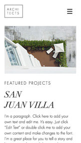 डिज़ाइन website templates – आवासीय वास्तुकार