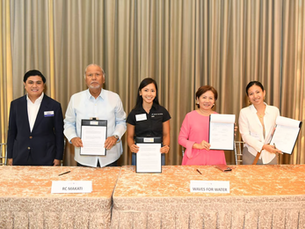 LOOK | RC Makati's commitment to fund P1M to provide clean and safe water through a MoA signing with Waves for Water has been featured at the Daily Tribune: