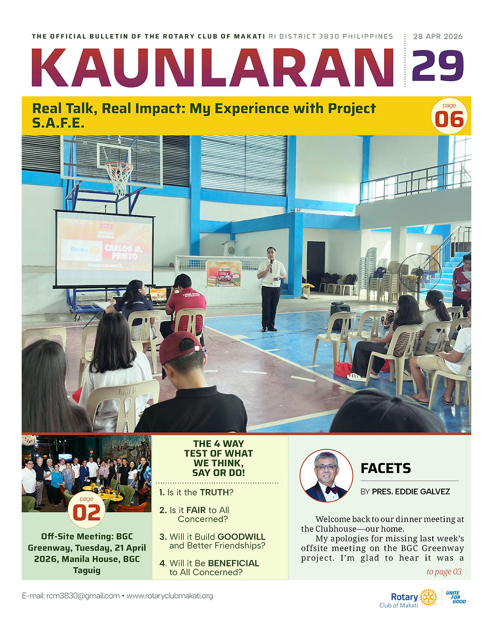 Kaunlaran no. 29 ( 28 April 2026)
