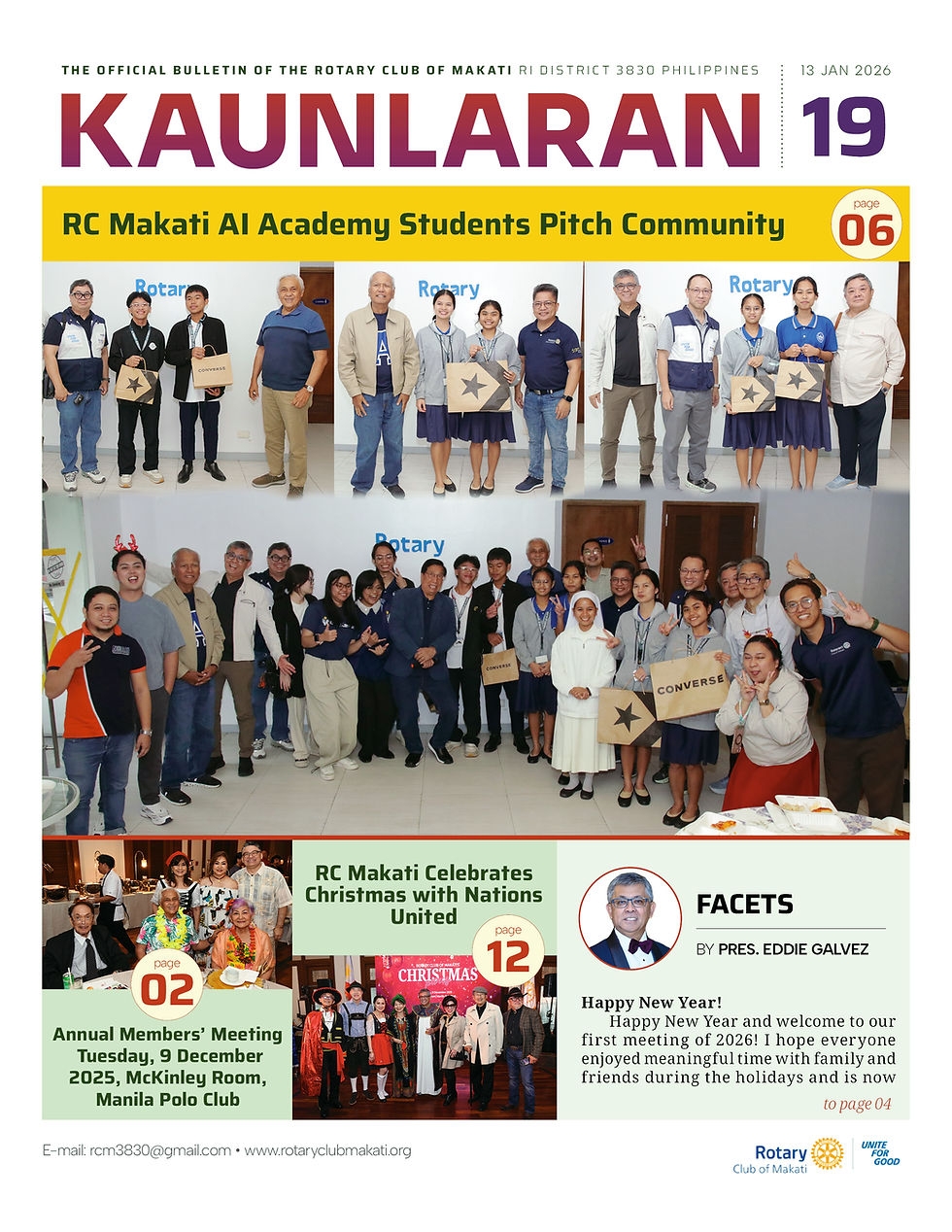 Kaunlaran no. 19 (13 January 2026)
